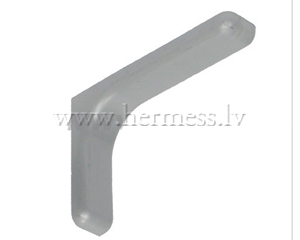 Plaukta stiprinjums - konsole 90o le, balts